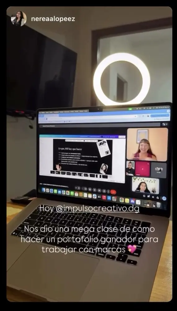 Repost de Nerea López sobre la charla de Impulso Creativo